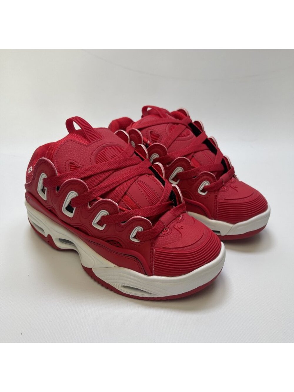 OSIRIS 1141-2857 D3 2001 Men's Size 4 Red/Rizing/Sun Synthetic  Skate Shoe